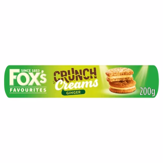 Foxes Crunch Cremes Ginger 200g
